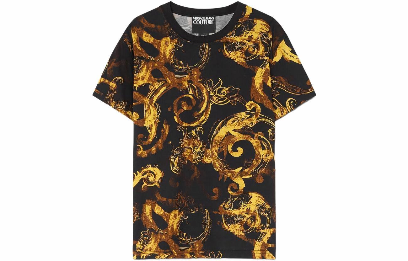 Мужская футболка Versace Jeans Couture (черная)