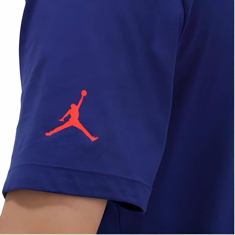 Мужская футболка Jordan AS MJ BRAND (синяя) — фото 2