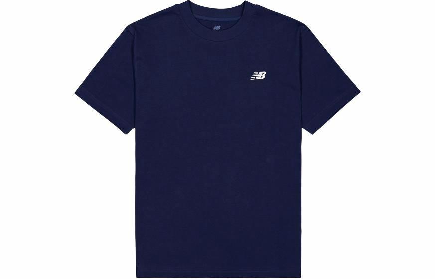 Мужская футболка New Balance Хлопковая (синяя)