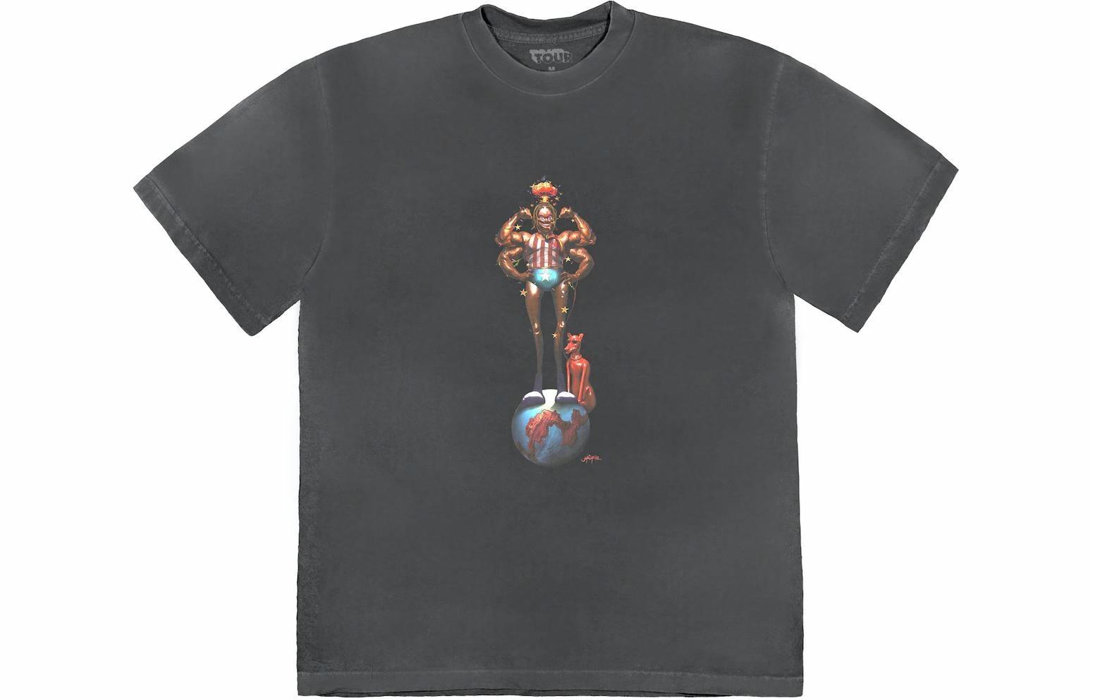 Футболка Travis Scott FW23 (серая)
