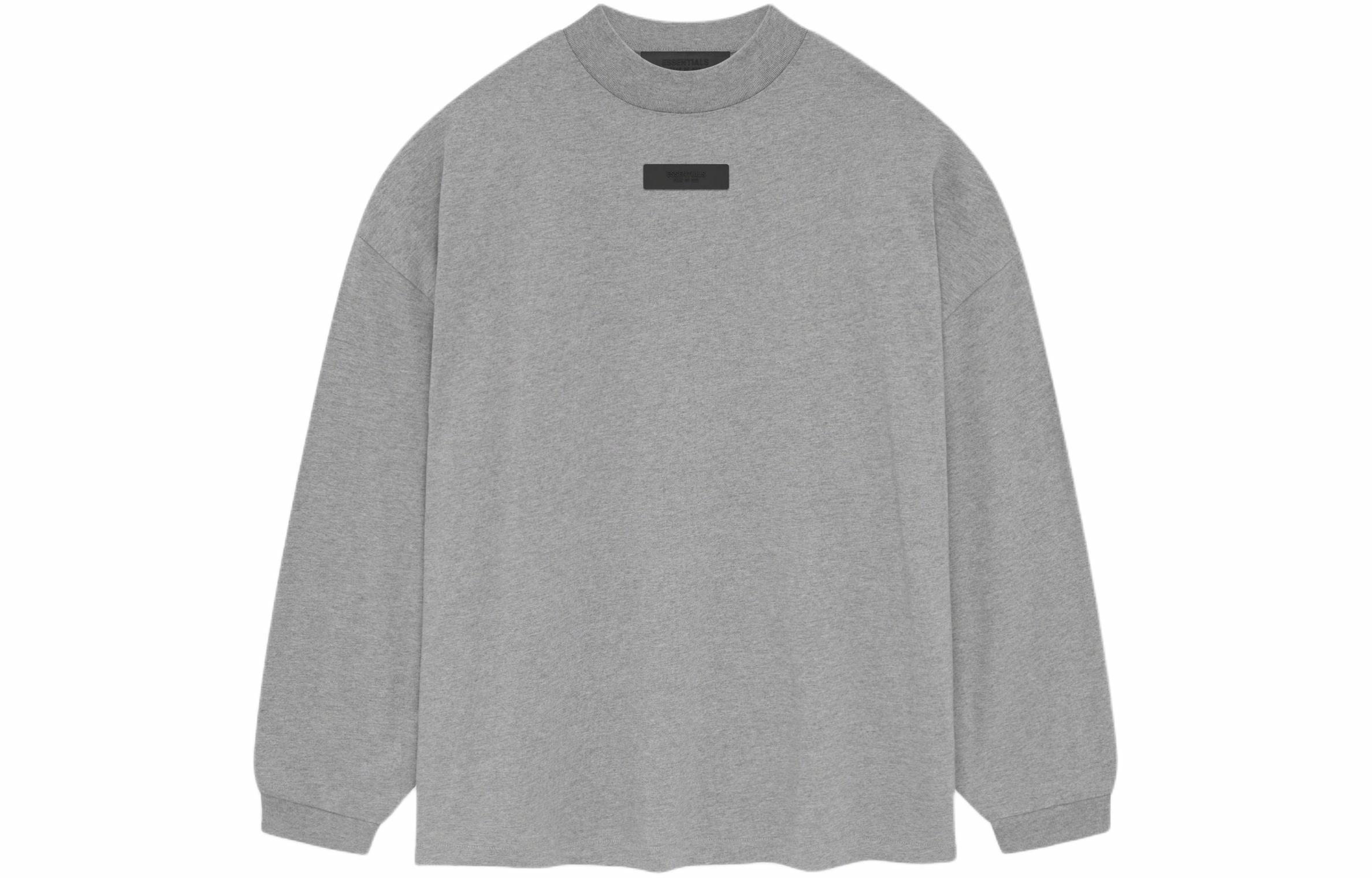 Мужской лонгслив Fear Fear of God Essentials SS24 (темно-серый меланж)