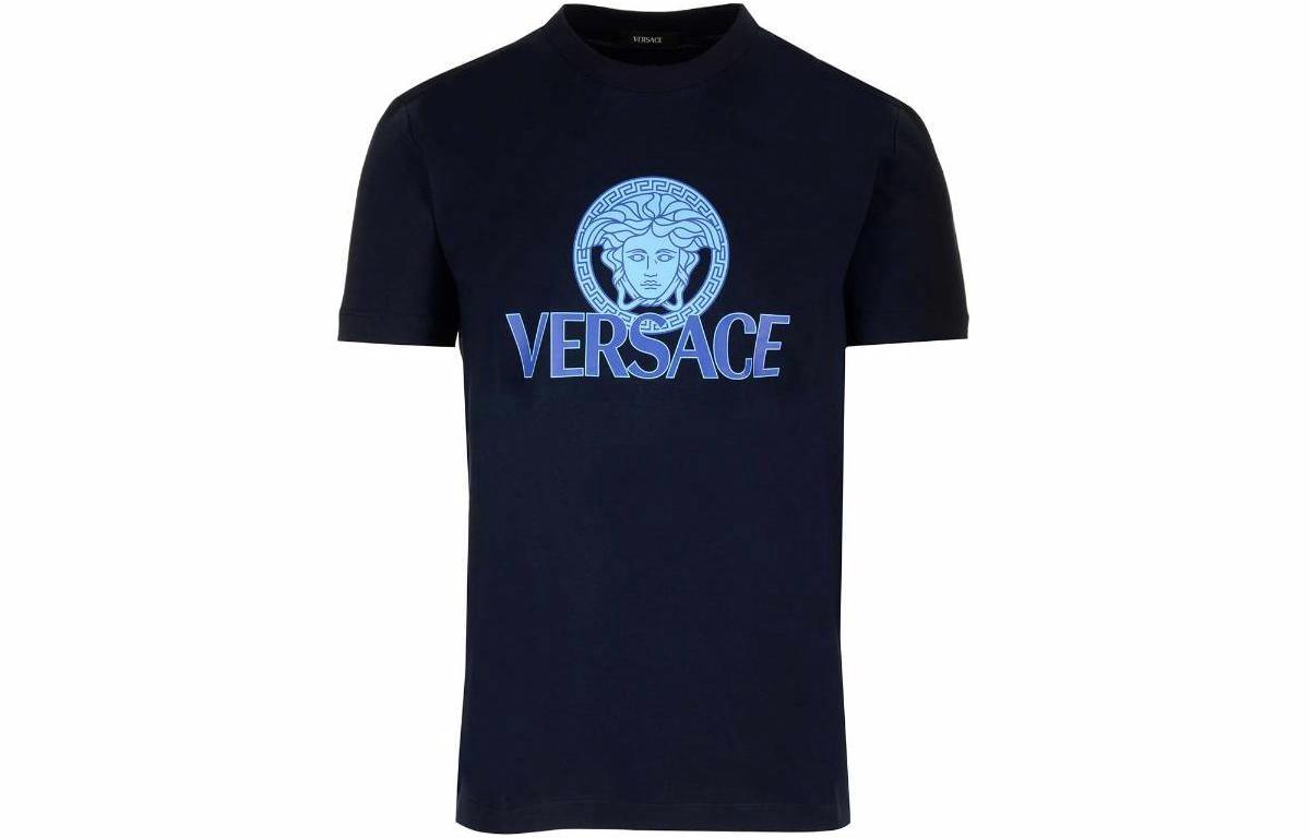 Мужская футболка Versace (синяя)