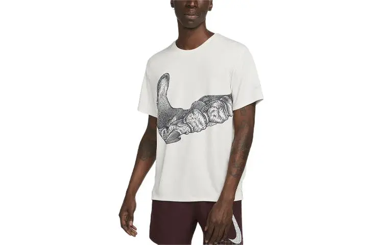 Nike Dri FIT UV Run Division Miler T Shirt Men's Phantom
