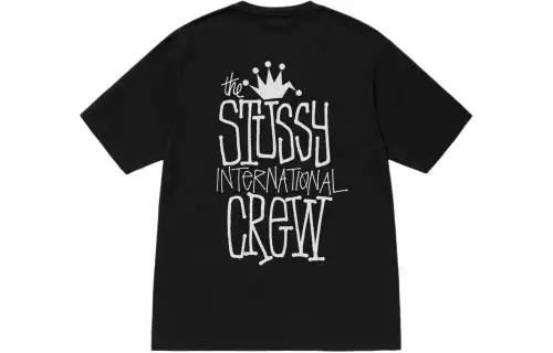 Stussy Crown International Pigment Dyed Tee Black