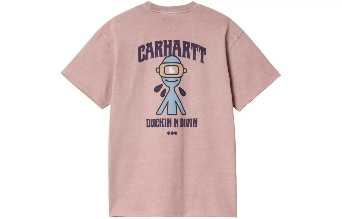 Carhartt WIP SS24 S/S Duckin' T Shirt T Shirt Men's Pink