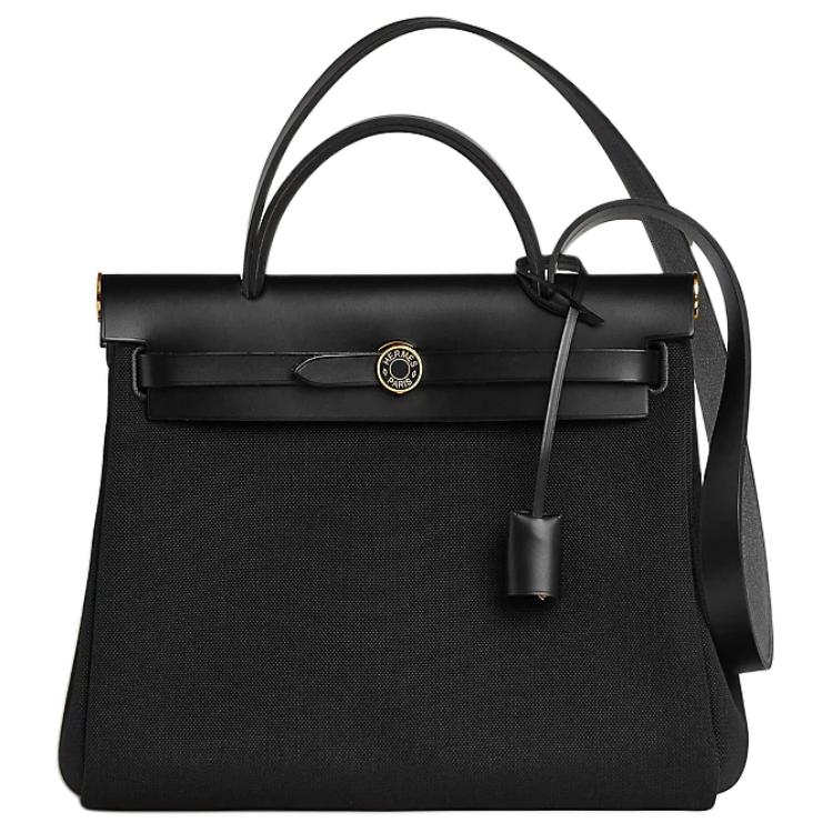 Женская сумка Hermes Herbag Zip 31 (черная)