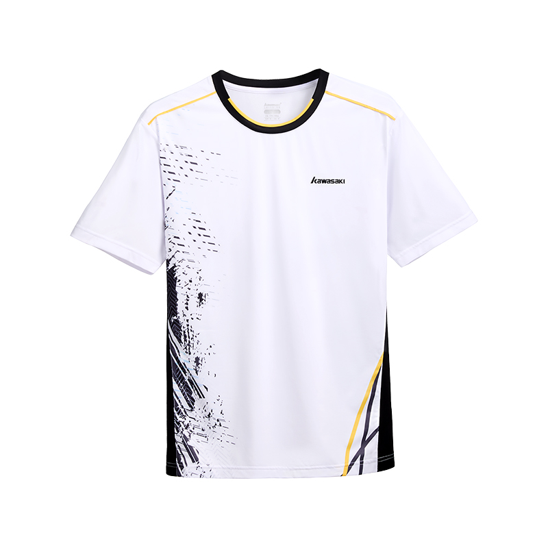 Kawasaki T Shirt Men’s White Gold