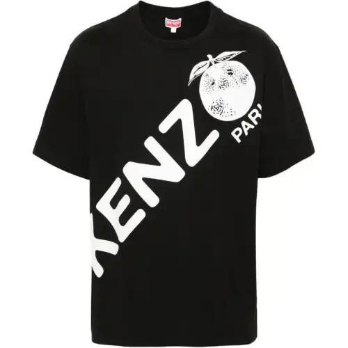 KENZO Logo Printed Crewneck T-Shirt
