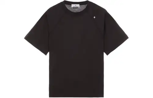 STONE ISLAND STONE ISLAND STELLINA SS24 T Shirt Men's Black