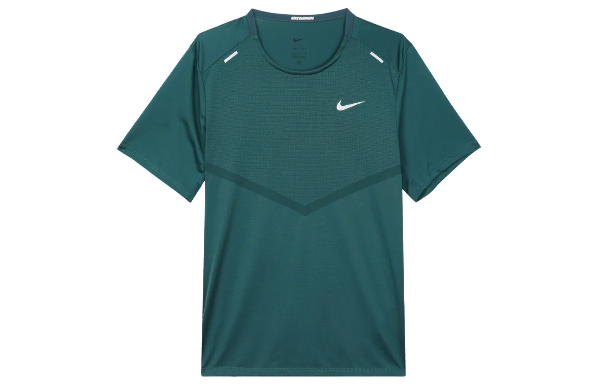 Nike Dri FIT Rise 365 T Shirt Men's Dark Jungle Green