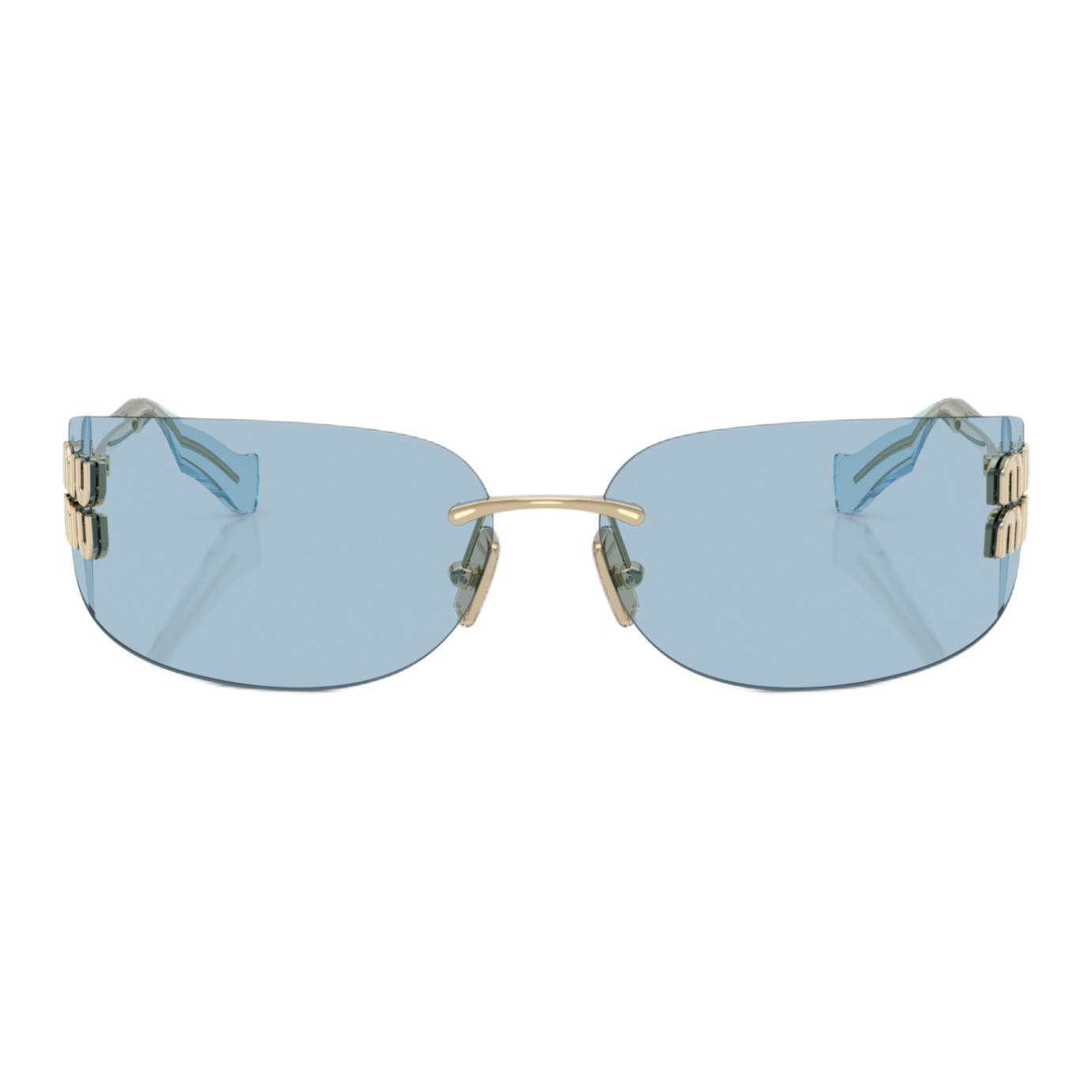 Женские очки MIU MIU (золотые)