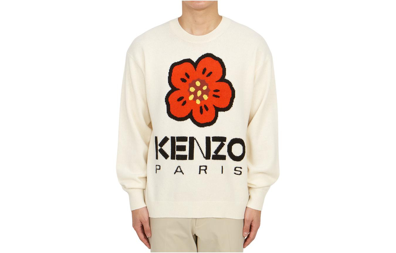 KENZO Boke Flower Intarsia-knit Wool Jumper