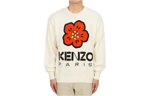 KENZO Boke Flower Intarsia-knit Wool Jumper