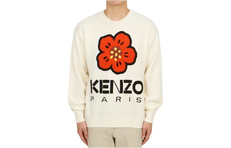 KENZO Boke Flower Intarsia-knit Wool Jumper