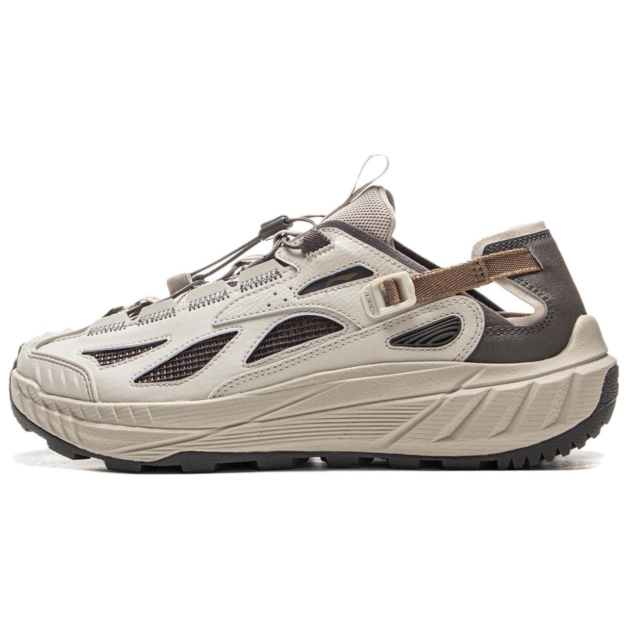 Li Ning Yijie Lite 2.0 Slip Resistant, Breathable, Support, Anti Collision River Trekking Shoes Men’s Beige