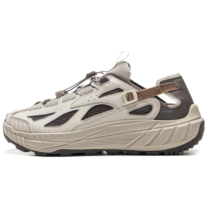 Li Ning Yijie Lite 2.0 Slip Resistant, Breathable, Support, Anti Collision River Trekking Shoes Men's Beige