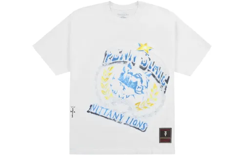 Travis Scott X Mitchell & Ness Penn State Nittany Lions Hand Drawn T Shirt