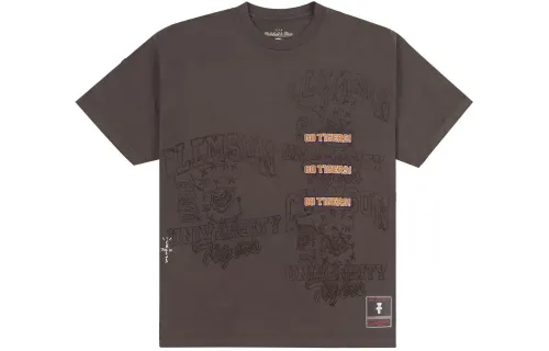 Travis Scott X Mitchell & Ness Clemson Tigers Seal T Shirt