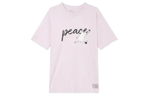 UNIQLO T Shirt Unisex Pastel Pink