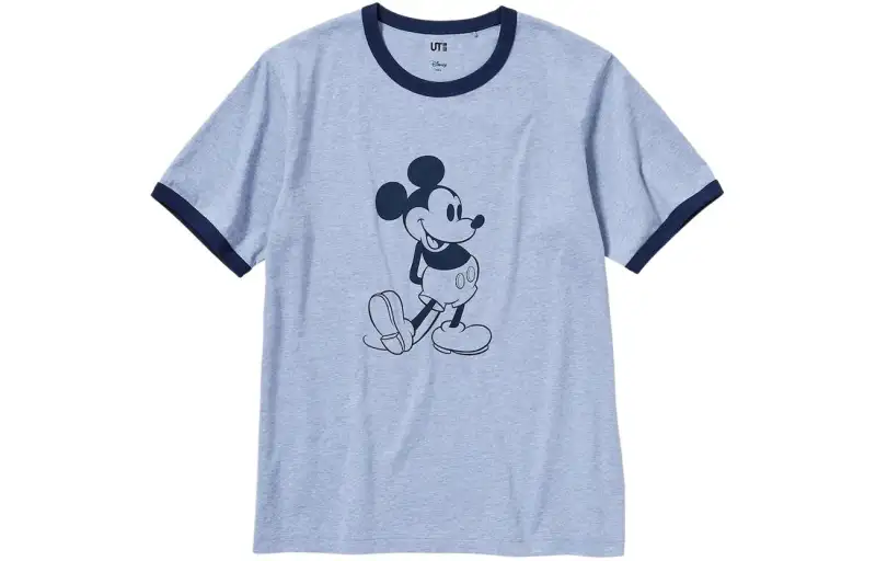 UNIQLO UT T Shirt Unisex Aqua Blue