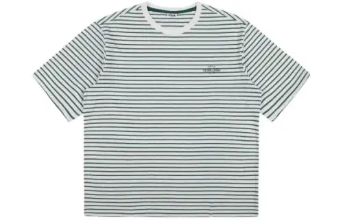 FILA Regular T Shirt Men's Green Stripes