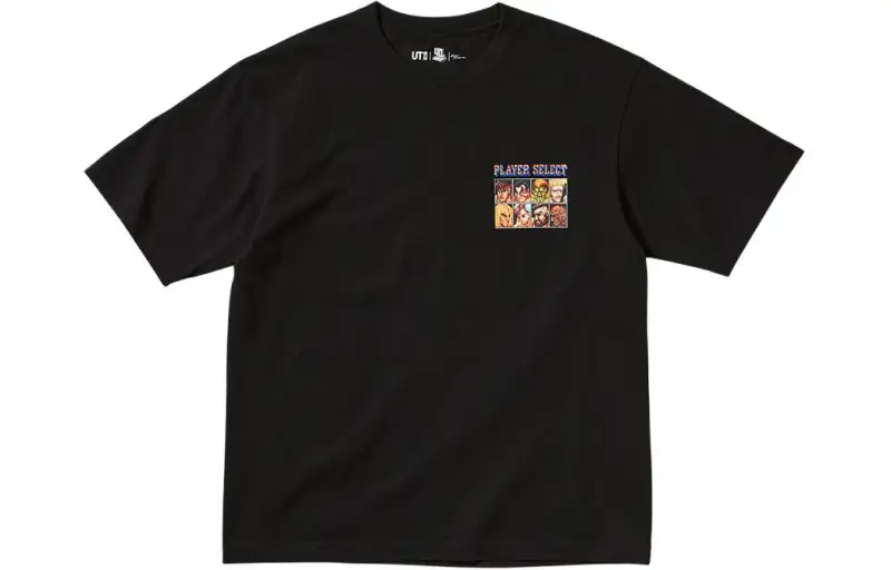 UNIQLO T Shirts Unisex 09 Black Crew Neck Moderate Straight Fit