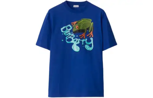 Burberry Frog Crewneck Straight Hem T Shirt
