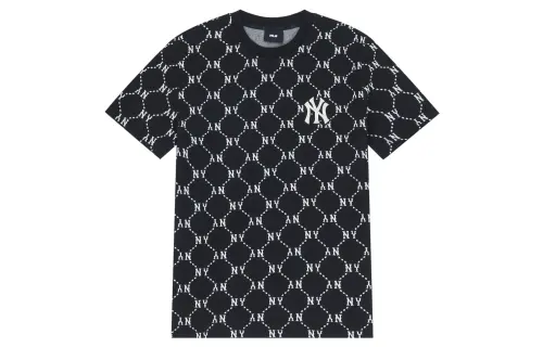 MLB MONOGRAM T Shirt Unisex Black