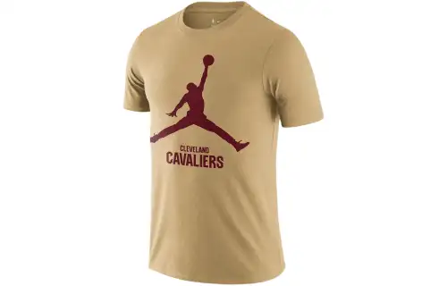 Jordan NBA T Shirt Cleveland Cavaliers Men's Khaki