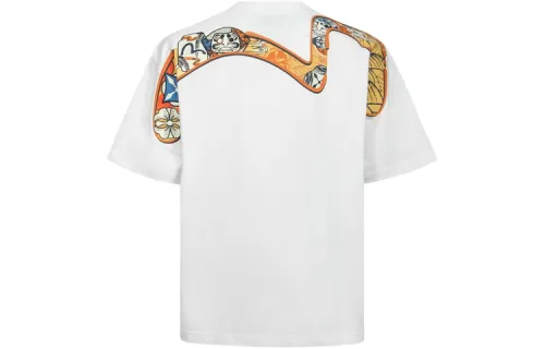 EVISU T Shirts Men's Crew Neck Moderate Straight Fit