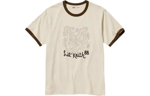 UNIQLO T Shirt Unisex Light Beige