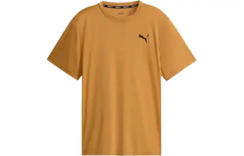 PUMA PTC T Shirt Men's Ginger Yellow