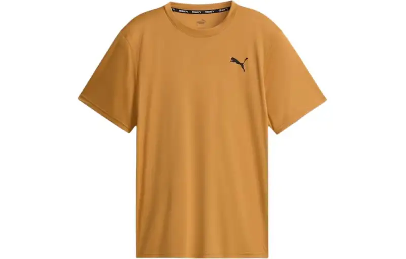 PUMA PTC T Shirt Men's Ginger Yellow