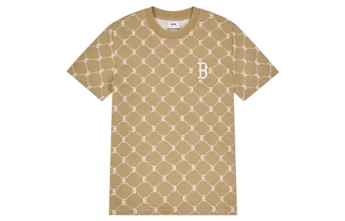 MLB MONOGRAM T Shirt Unisex Light Camel