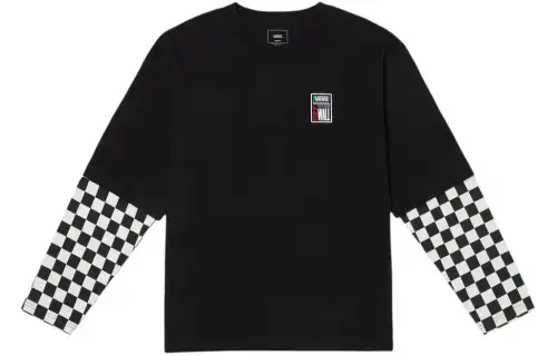 Vans T Shirts Men's Black Crew Neck Moderate