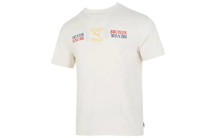 PUMA Set-in Sleeve T-Shirt Men's White