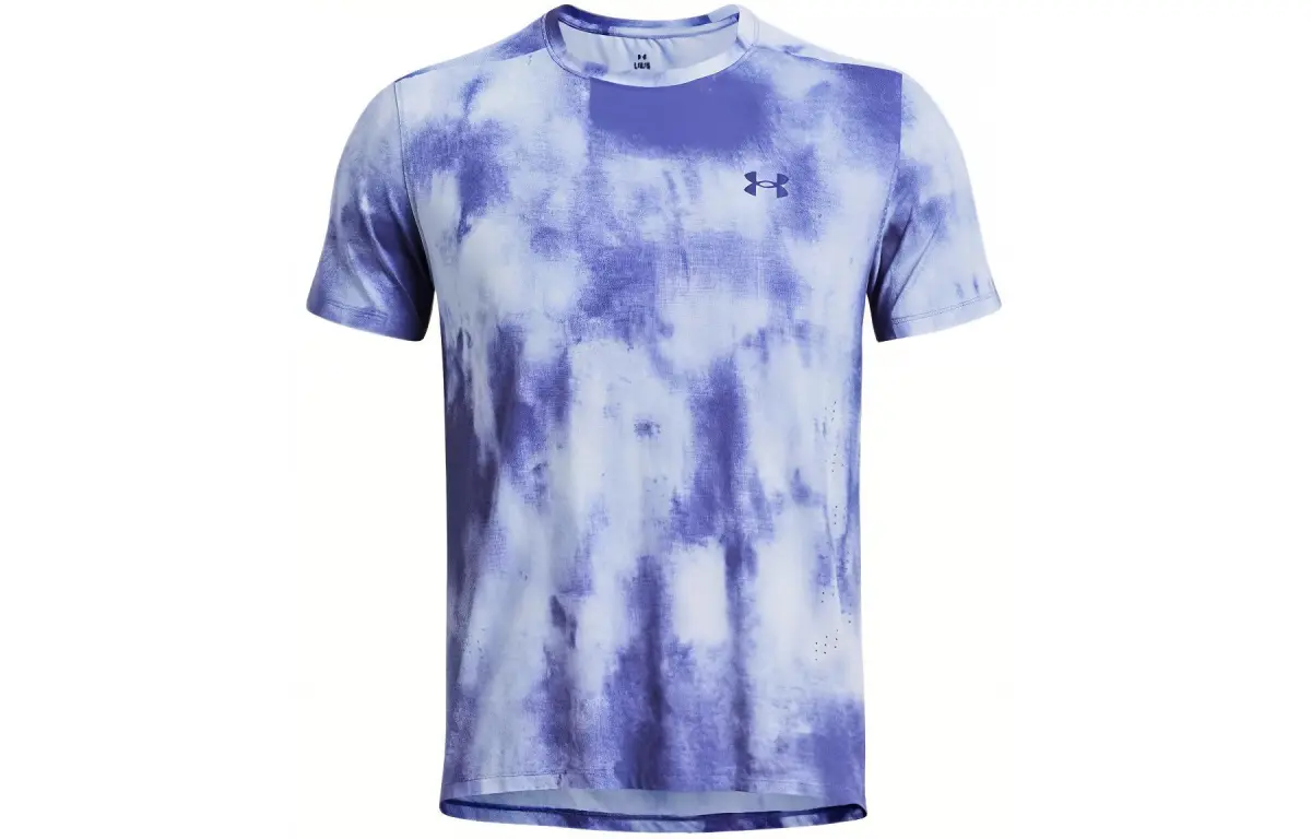 Under Armour Launch T Shirt Men's Light Blue Purple