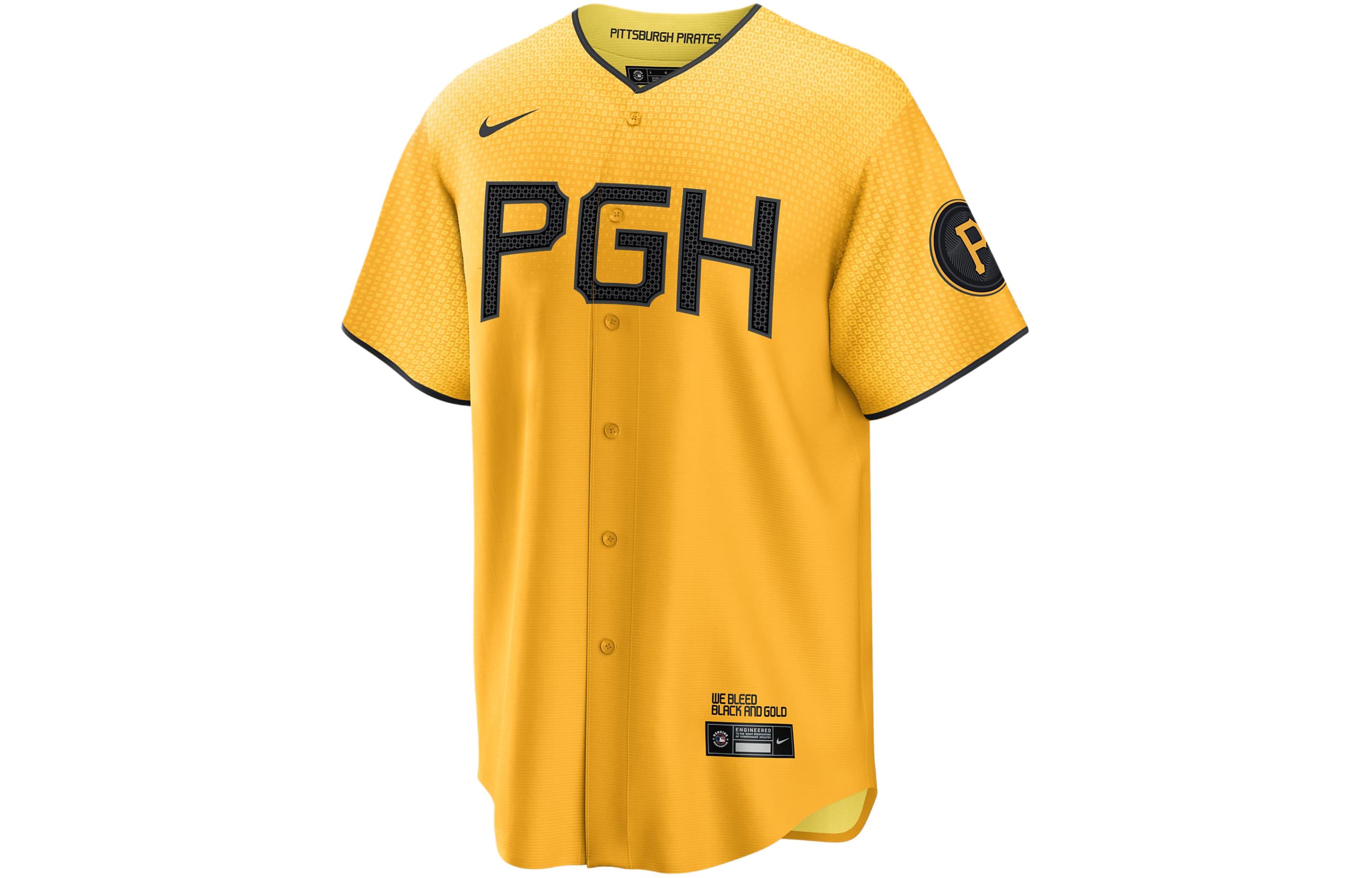 Nike Mlb Pittsburgh Pirates City Connect (Roberto Clemente) Men's Replica Baseball Jersey