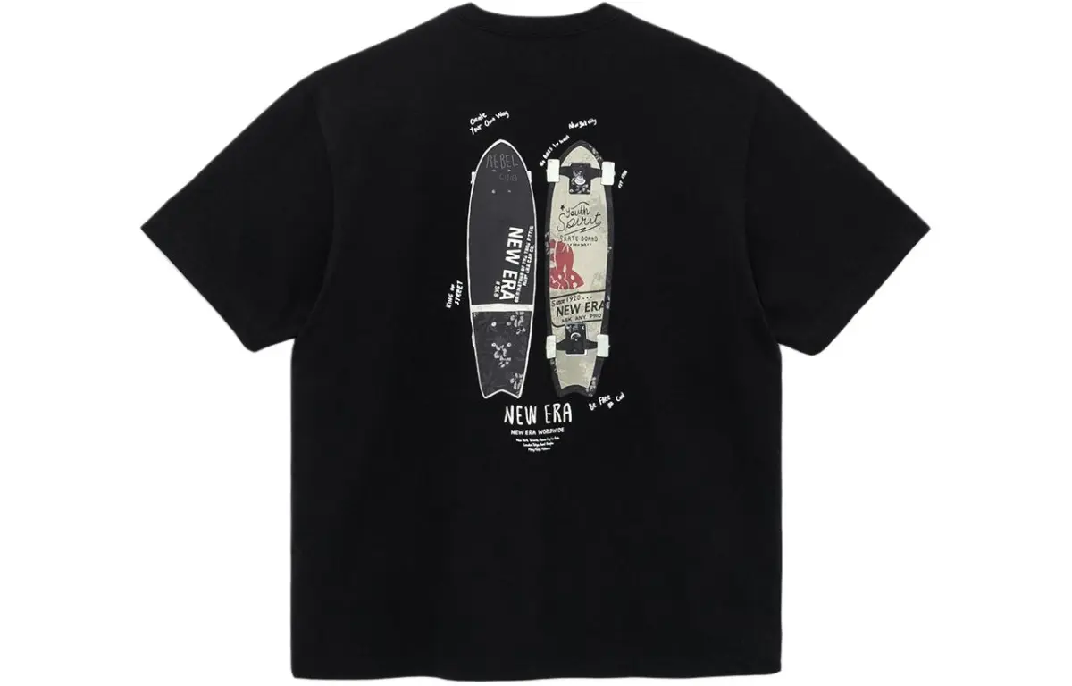 New Era SS24 T Shirt Unisex Black