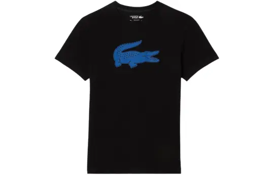 LACOSTE T Shirt Men's Black Blue