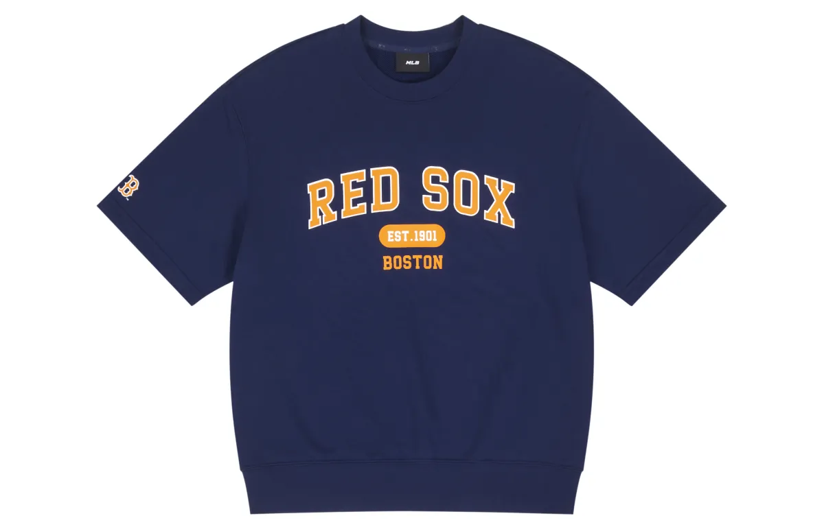 MLB SS24 Casual T Shirts Unisex Navy Blue