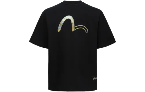 EVISU T Shirts Men's Crew Neck Moderate Straight Fit