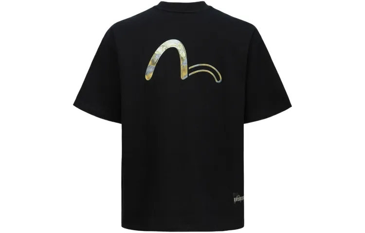 EVISU T Shirts Men's Crew Neck Moderate Straight Fit