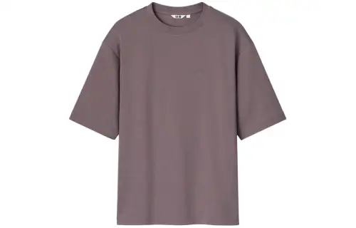 UNIQLO T Shirts Unisex 75 Fuchsia Crew Neck Moderate