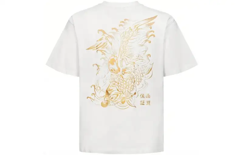 EVISU T Shirts Men's Crew Neck Moderate Straight Fit