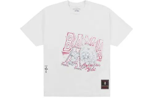 Travis Scott x Mitchell & Ness SS24 T Shirt Unisex White