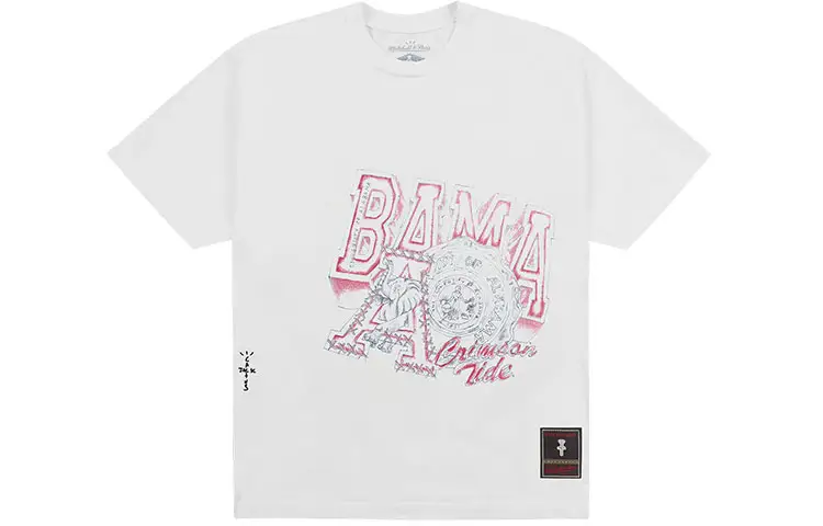 Travis Scott x Mitchell & Ness SS24 T Shirt Unisex White