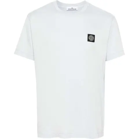 STONE ISLAND T Shirt Men's Ice Frost Blue