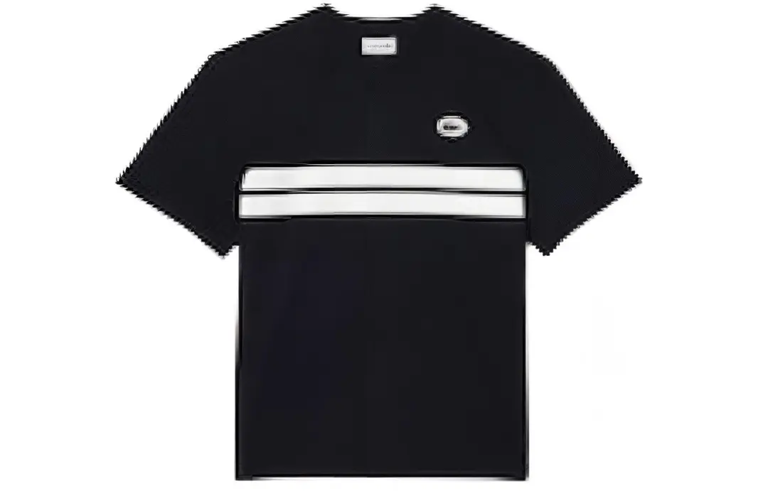 LACOSTE Drop Shoulder Sleeve T-Shirt Men's Blue