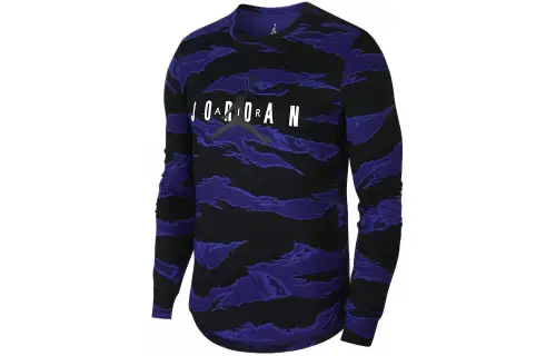Jordan Sportswear T Shirt Men's Purple Black Multicolor